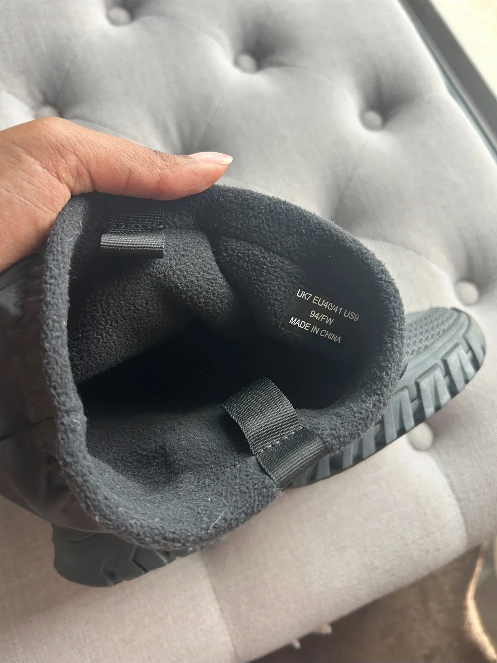 Hunter fabric easy lower